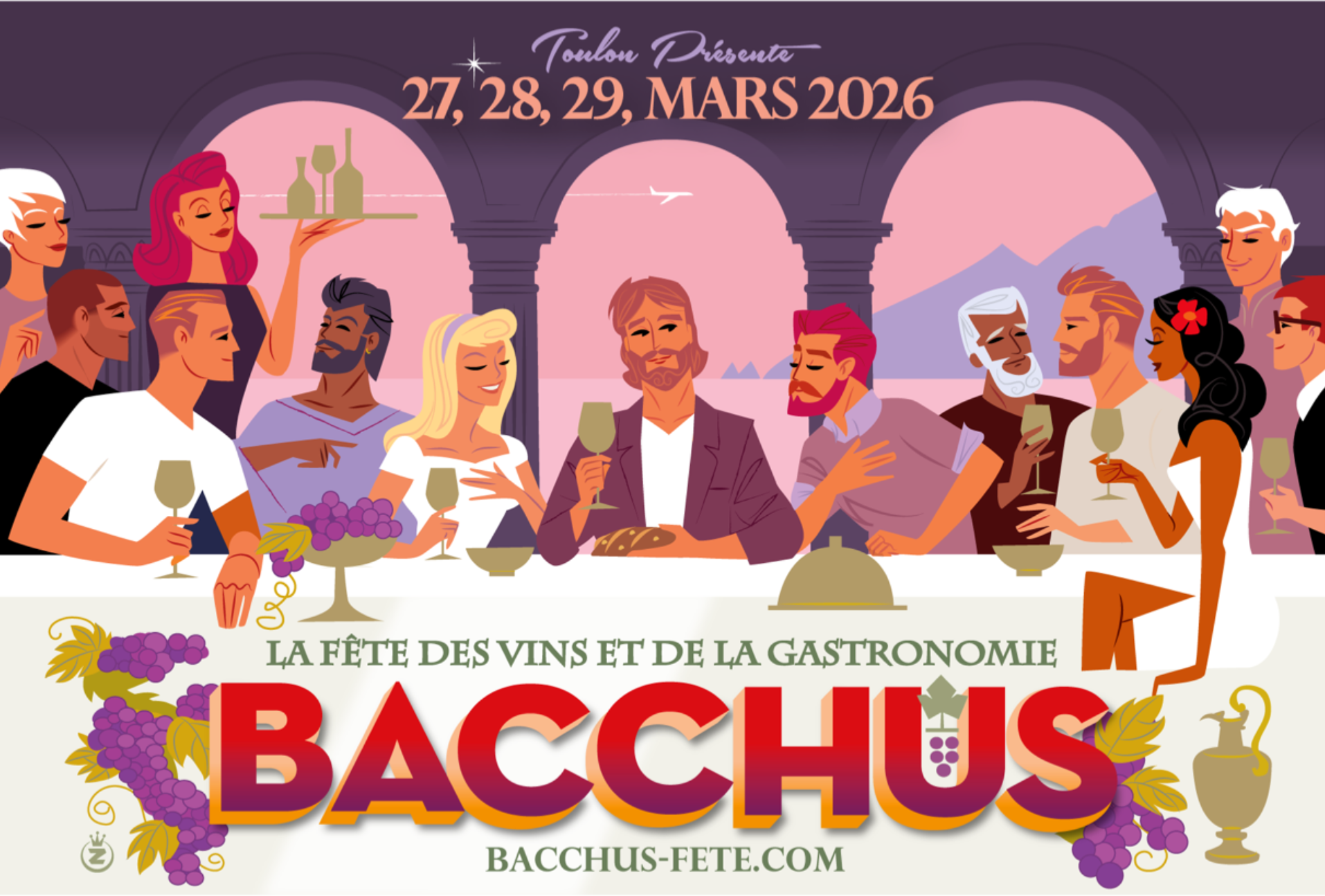 affiche bacchus 2026 salon