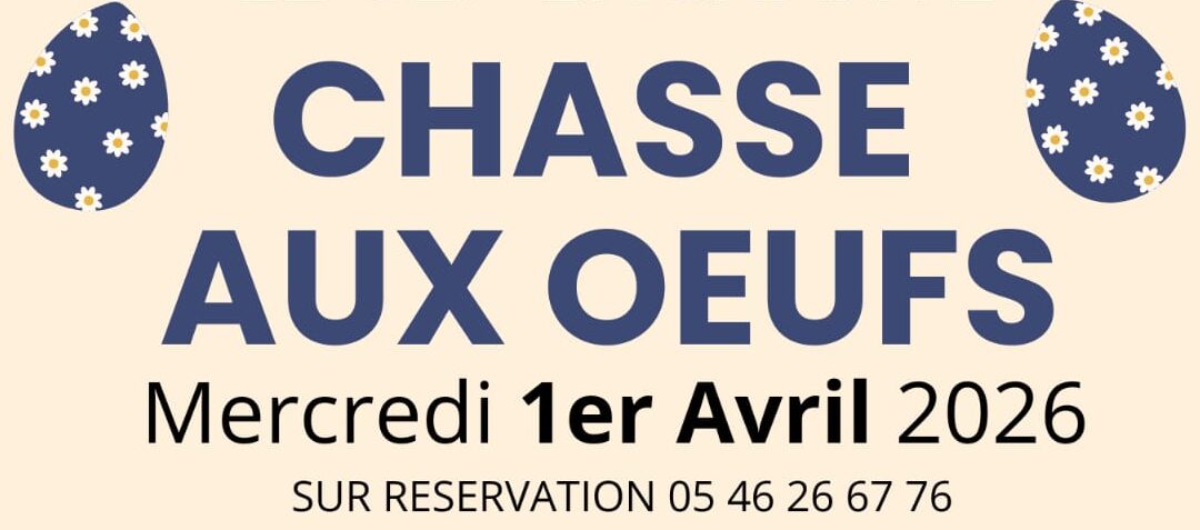 Chasse aux œufs 2026 : activité de Pâques en famille près de Cognac